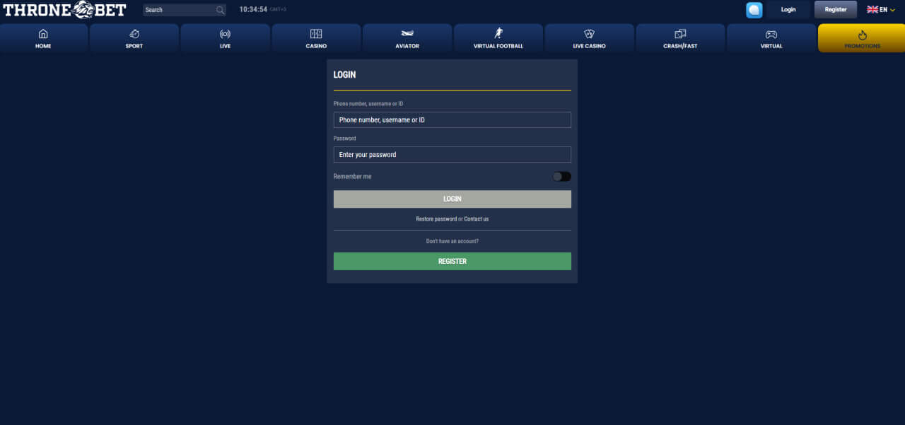 Login